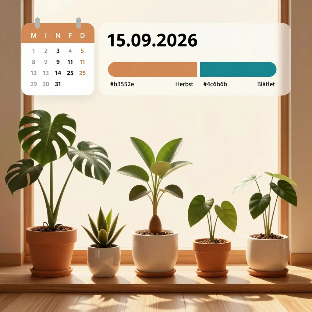 Beitragsbild zu «Die 50 beliebtesten Zimmerpflanzen im September: Der ultimative visuelle Pflege- & Umpflanzplan für Anfänger»